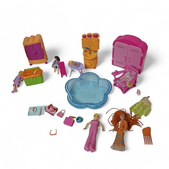 Assorted Y2K Polly Pocket and Others Dolls and Furniture Toy Lot - Picture 8 of 12